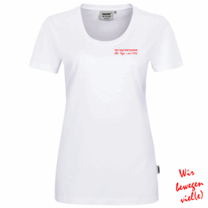 Damen Rundhals Weiss