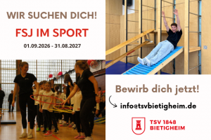 FSJ beim TSV Bietigheim – Starte dein Jahr im Sport!