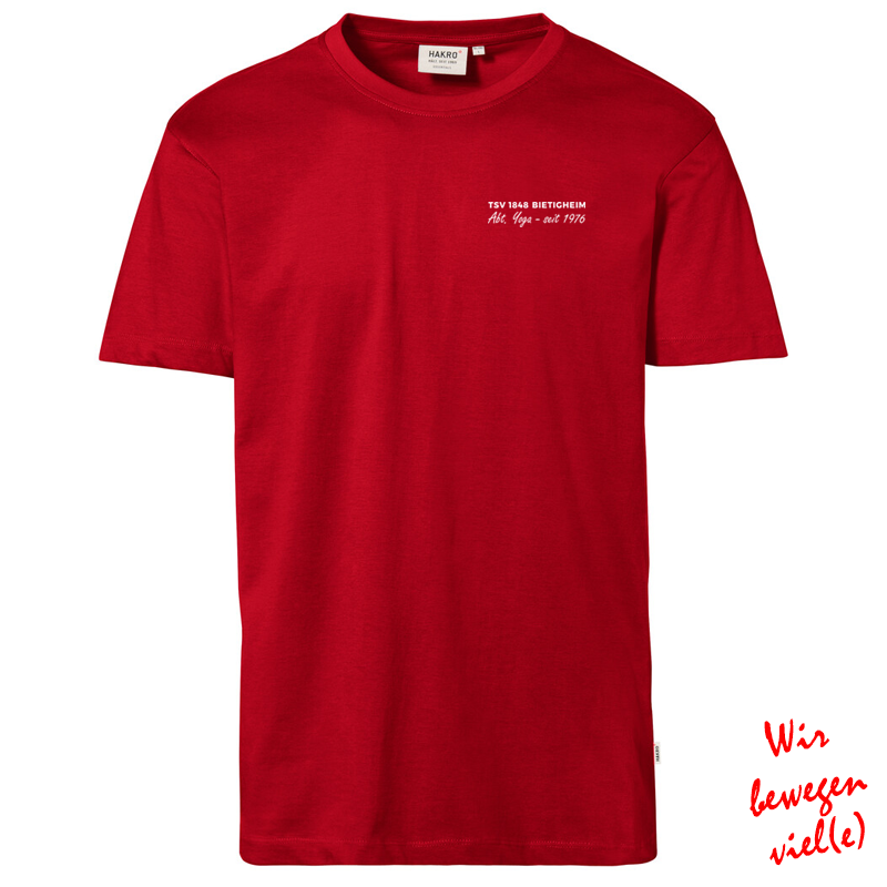 Eigene T-Shirts unserer Yoga-Abteilung